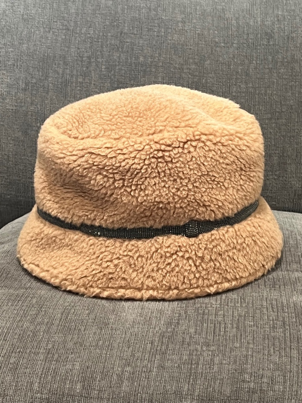 Brunello Cucinelli Wool-blend shearling bucket hat